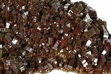 Vanadinite Cluster From Morocco - Epic Plate Of Large Crystals! #84452-5